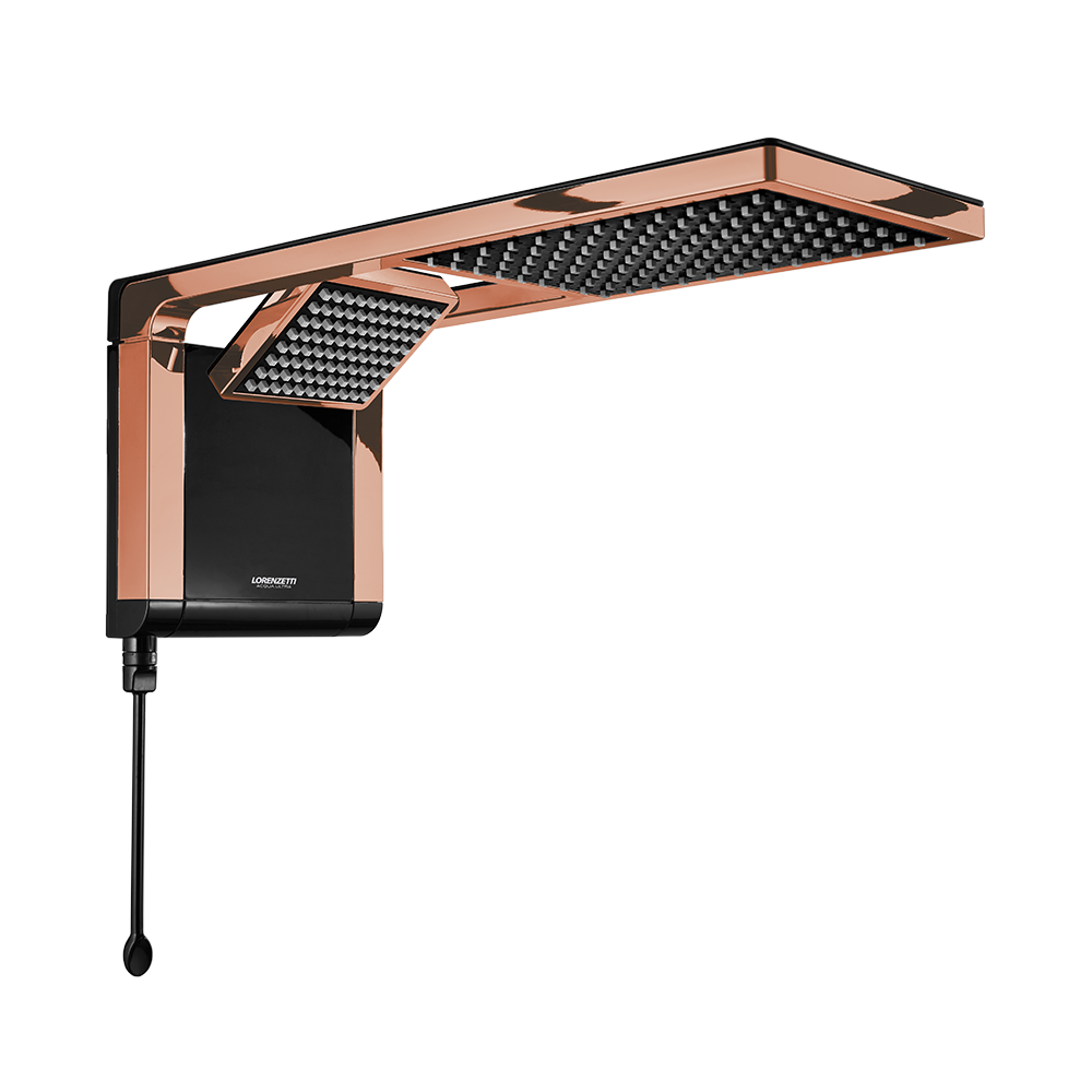 Ducha Eléctrica Lorenzettii Acqua Duo Ultra Oro Rosa  220v - Lorenzetti Colombia